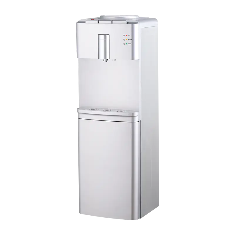 YR-2507/YLR-2507/YLR-2507Y Silver Refrigerable Vertical Water Dispenser